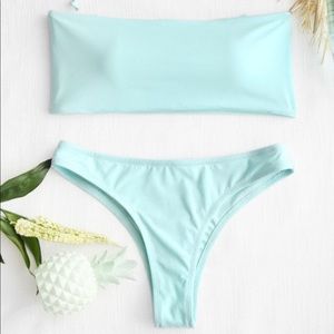 Zaful light blue bikini